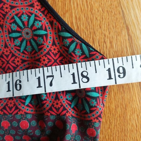 [SOLD] Desigual Birmania Woven Sleeveless Geometric Design Shift Dress - Picture 12 of 16